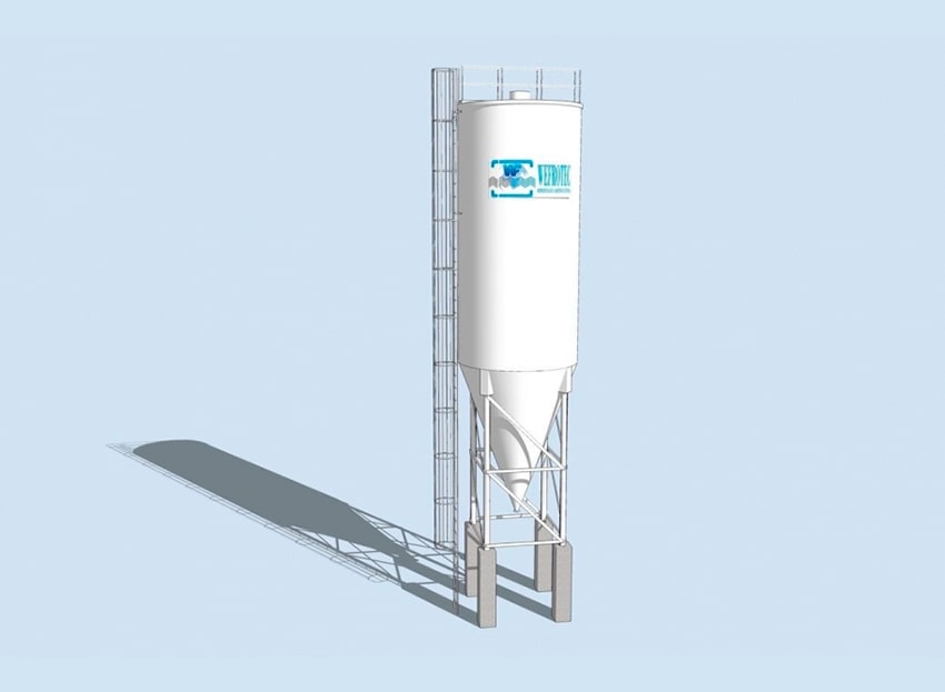 Silo de Decantação - Elevada resistência à corrosão atmosférica e alta resistência mecânica